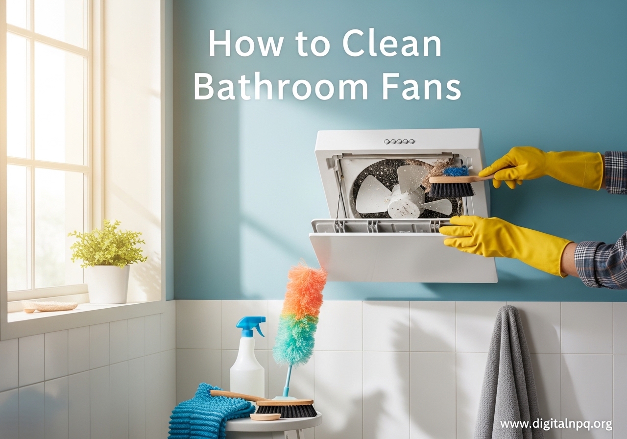 How to Clean Bathroom Fans