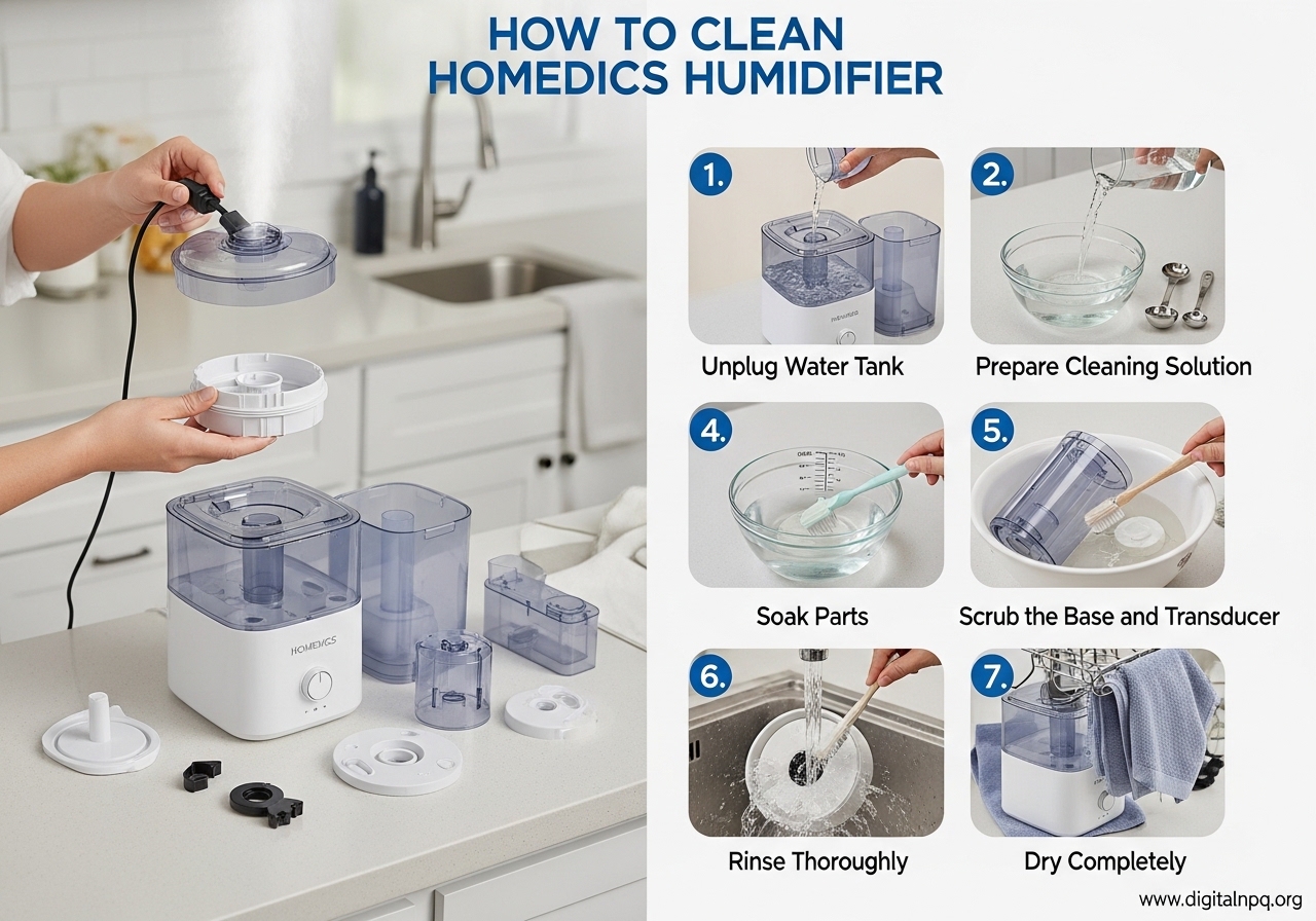 How to Clean Homedics Humidifier