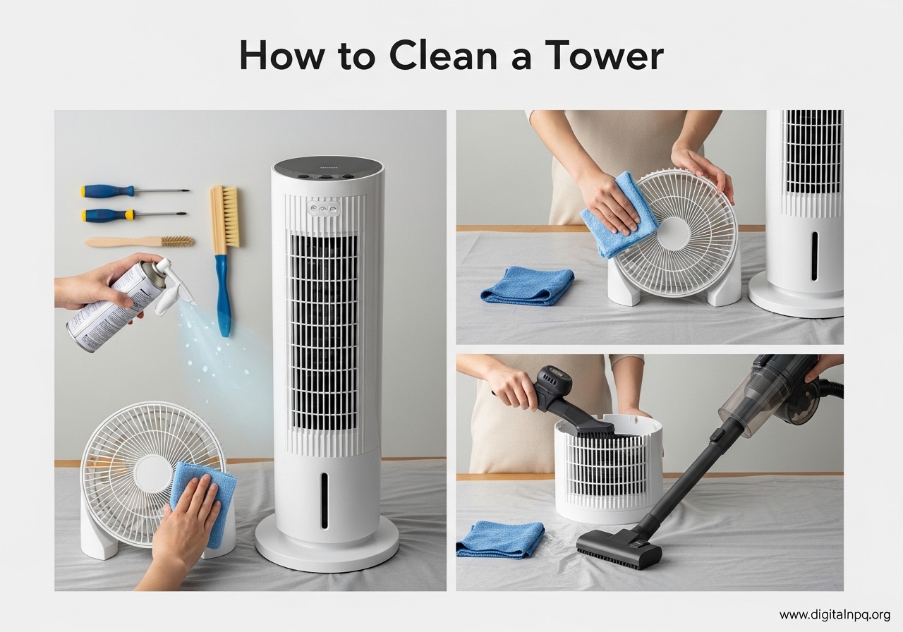 How to Clean Tower Fan