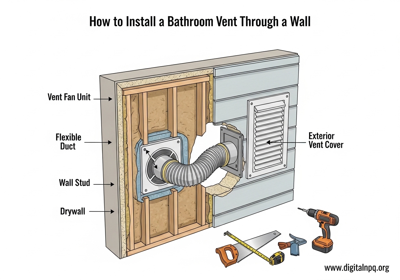 How to Install a Bathroom Vent Through a Wall 2026: Guide