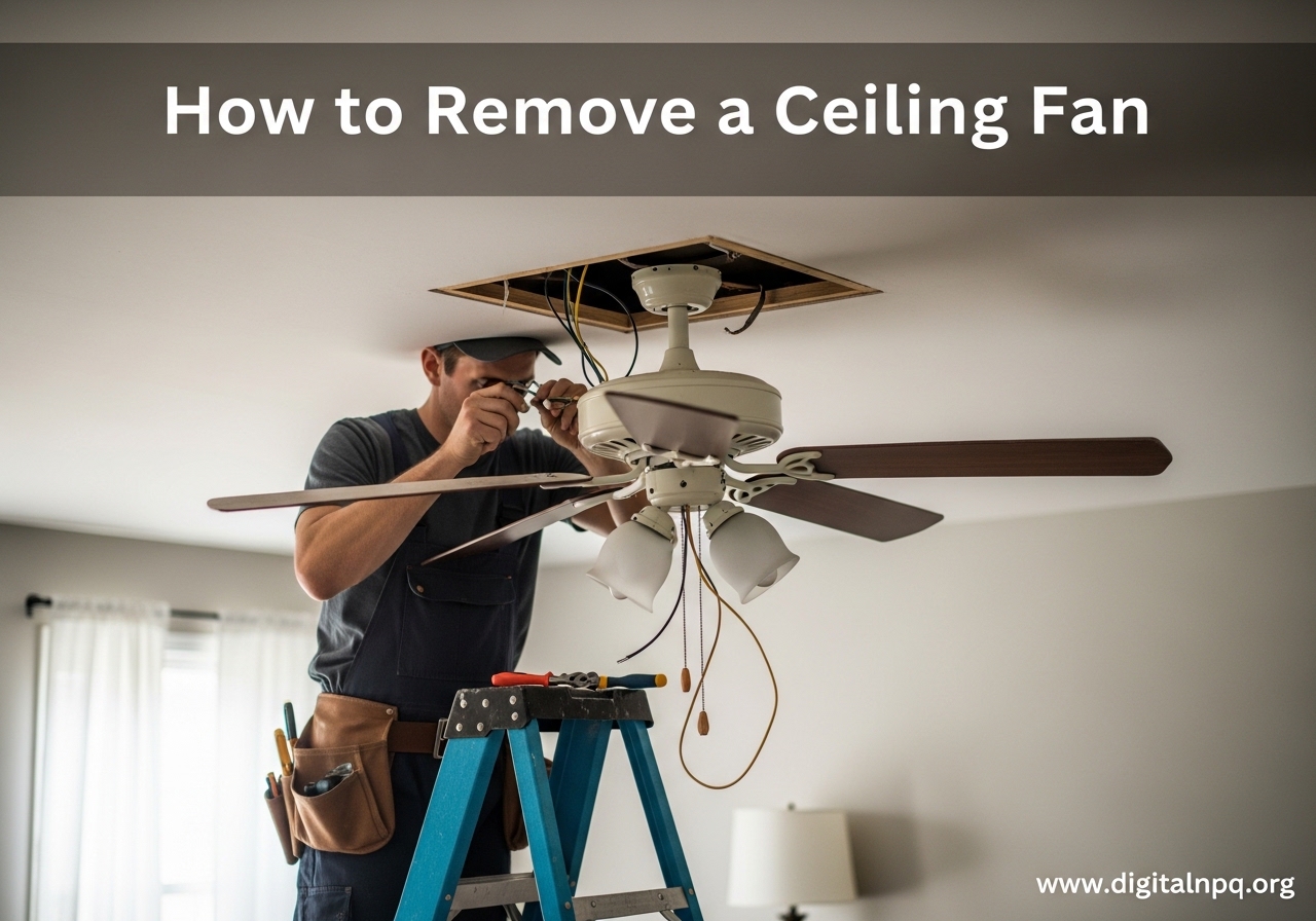 How to Remove a Ceiling Fan