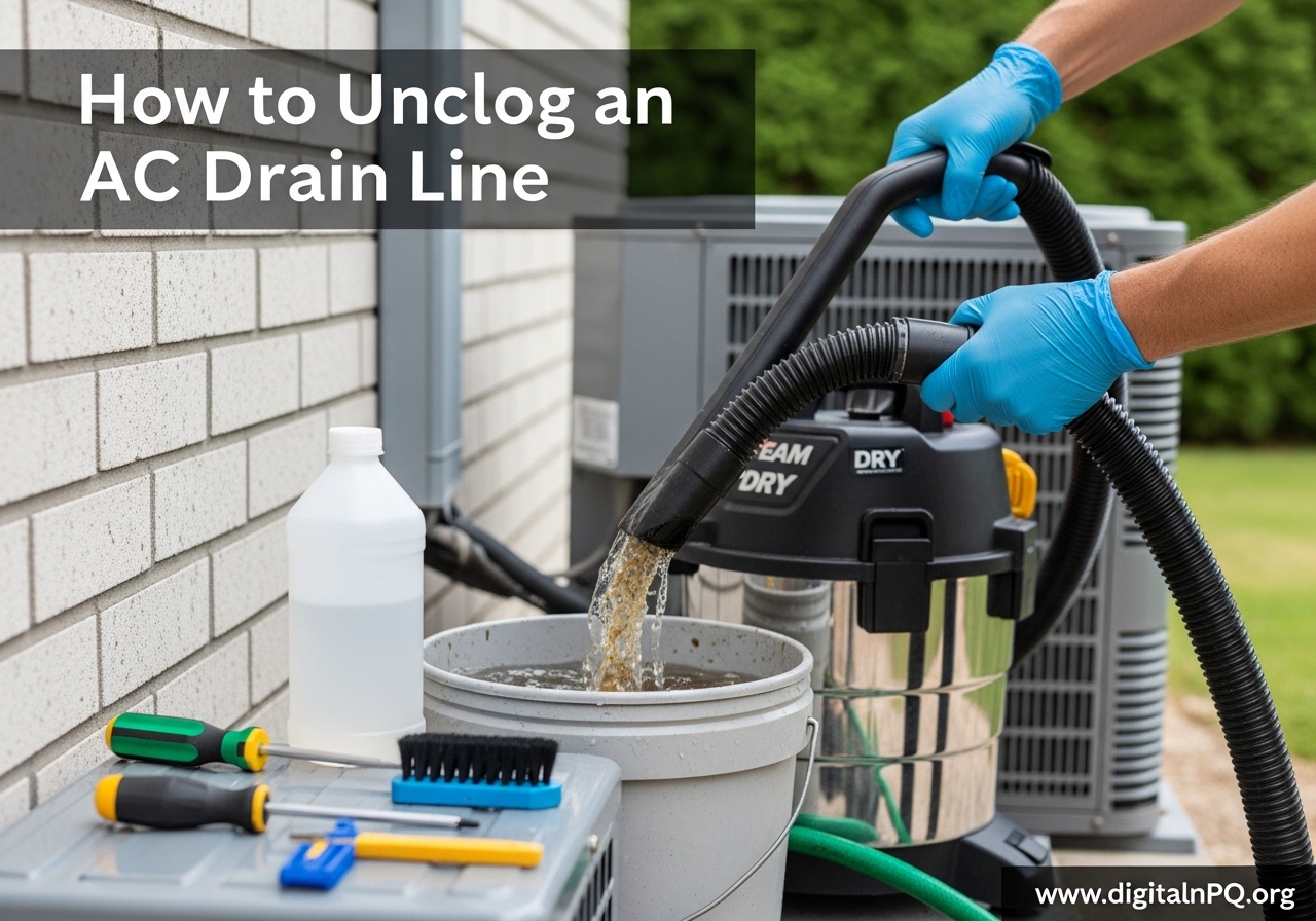 How to Unclog an AC Drain Line