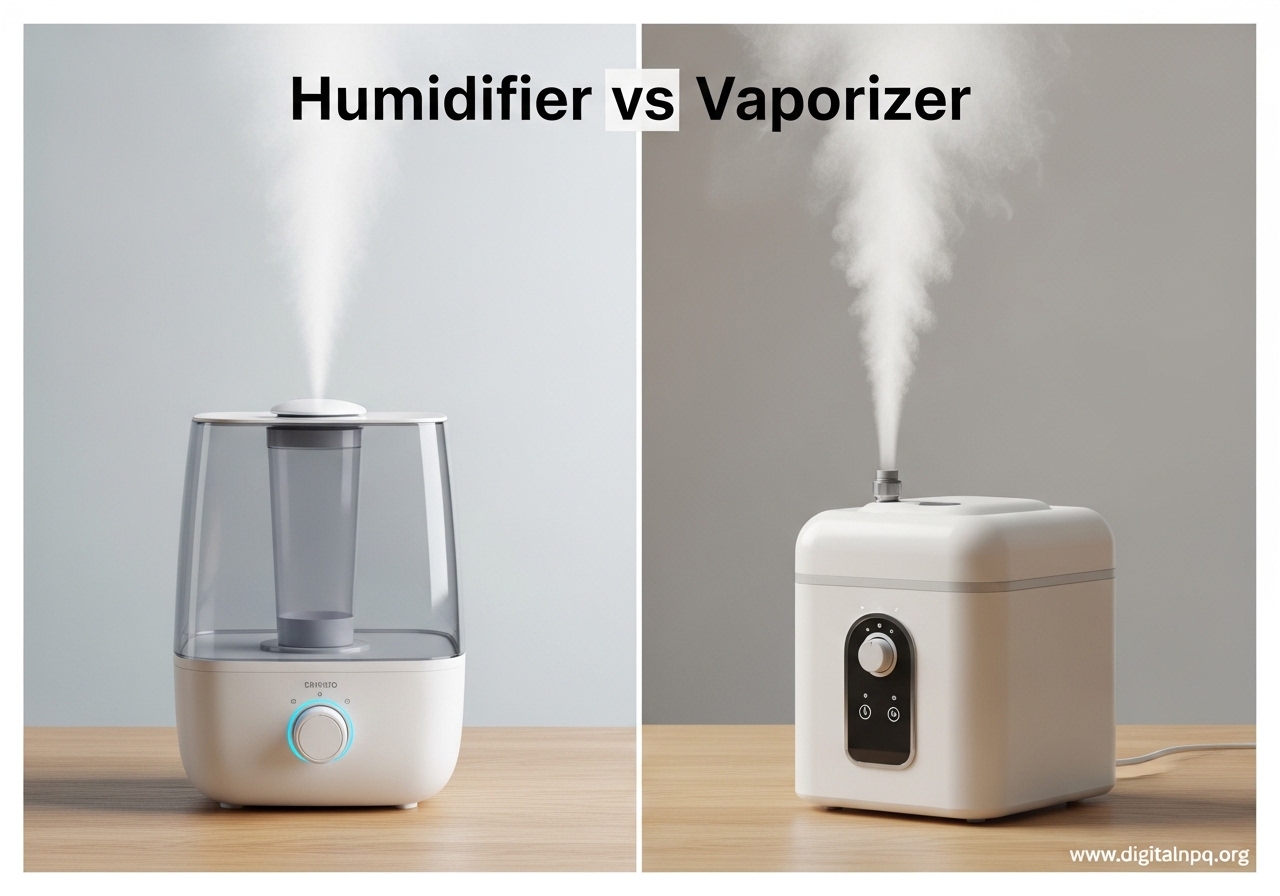 Humidifier vs Vaporizer