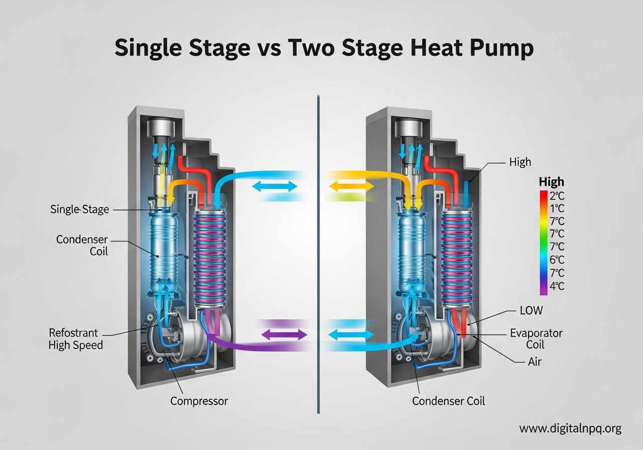 Single Stage vs Two Stage Heat Pump