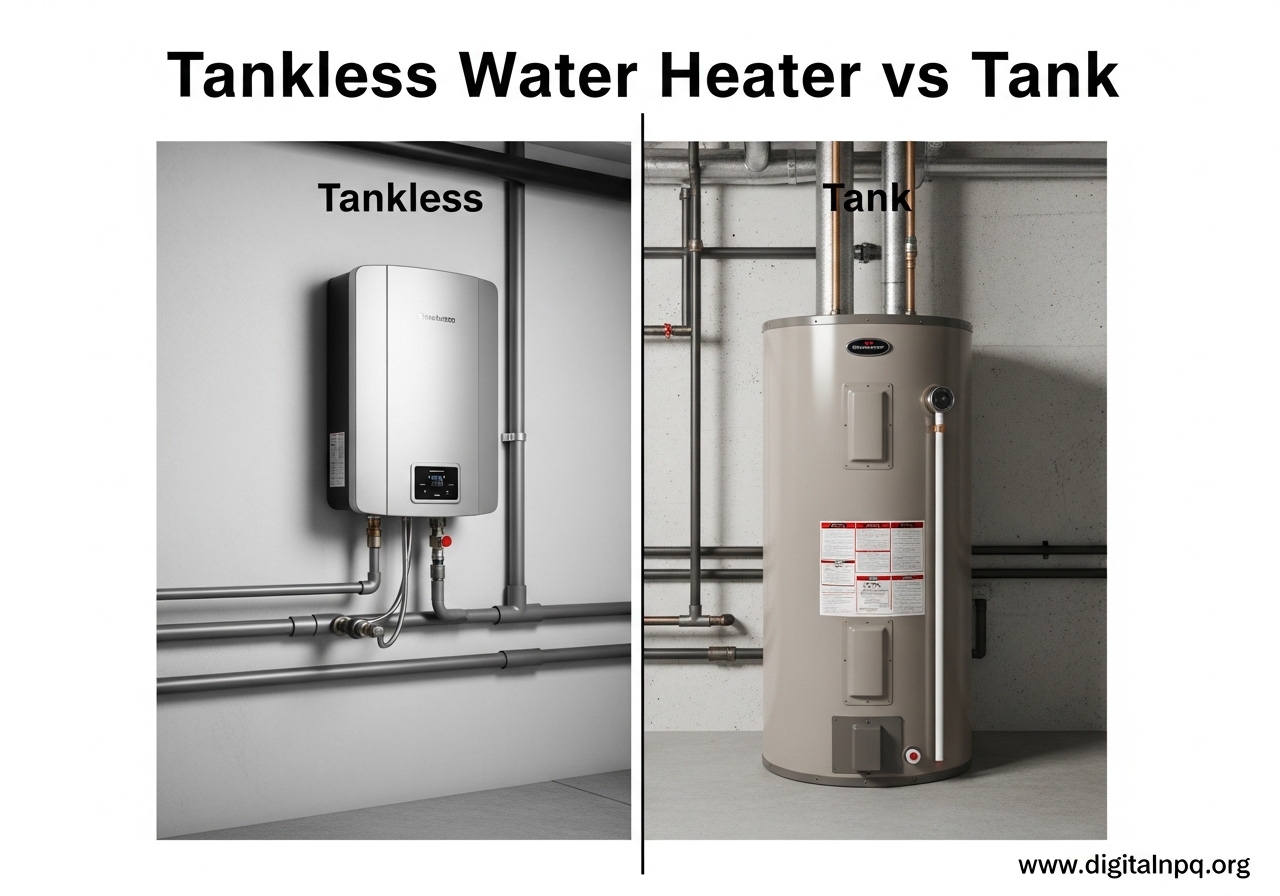 Tankless Water Heater vs Tank