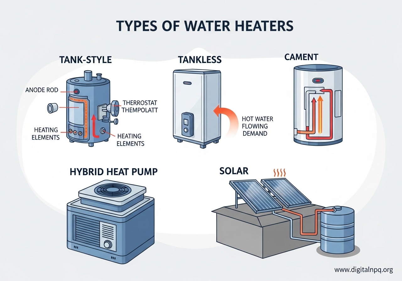 Types of Water Heaters