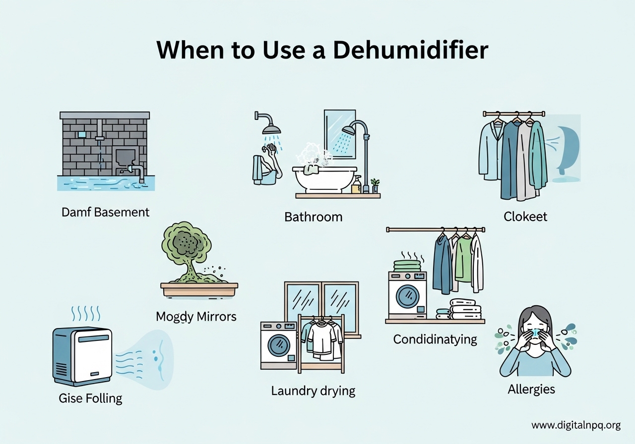 When to Use a Dehumidifier