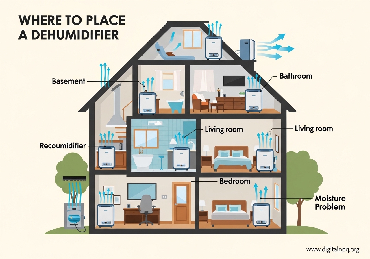 Where to Place a Dehumidifier 2026: The Complete Guide