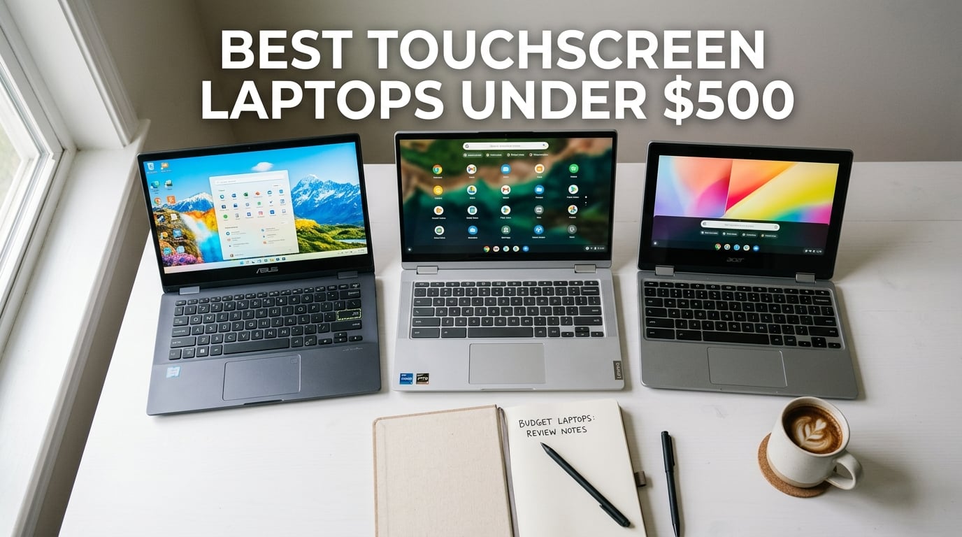 9 Best Touchscreen Laptops Under $500 (August 2026) Picks