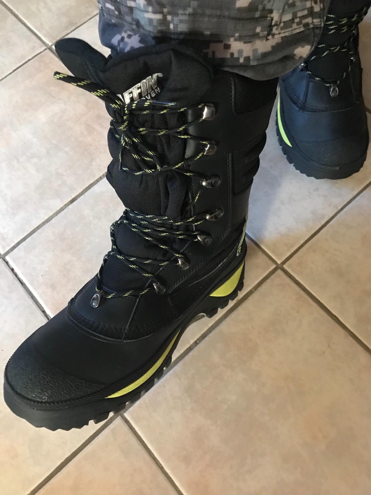 Columbia Men's CROSSFIRE Winter Waterproof Insulated Leather Hunting Boots customer photo 1