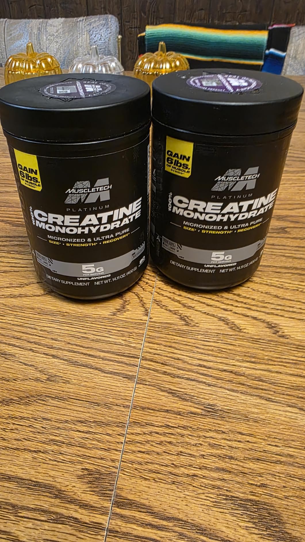 MuscleTech Creatine Monohydrate Powder, Platinum Pure - Unflavored Micronized Creatine for Men & Women - Workout Supplements for Performance, Muscle Recovery & Builder-(80 Servings) Packaging May Vary customer photo 1