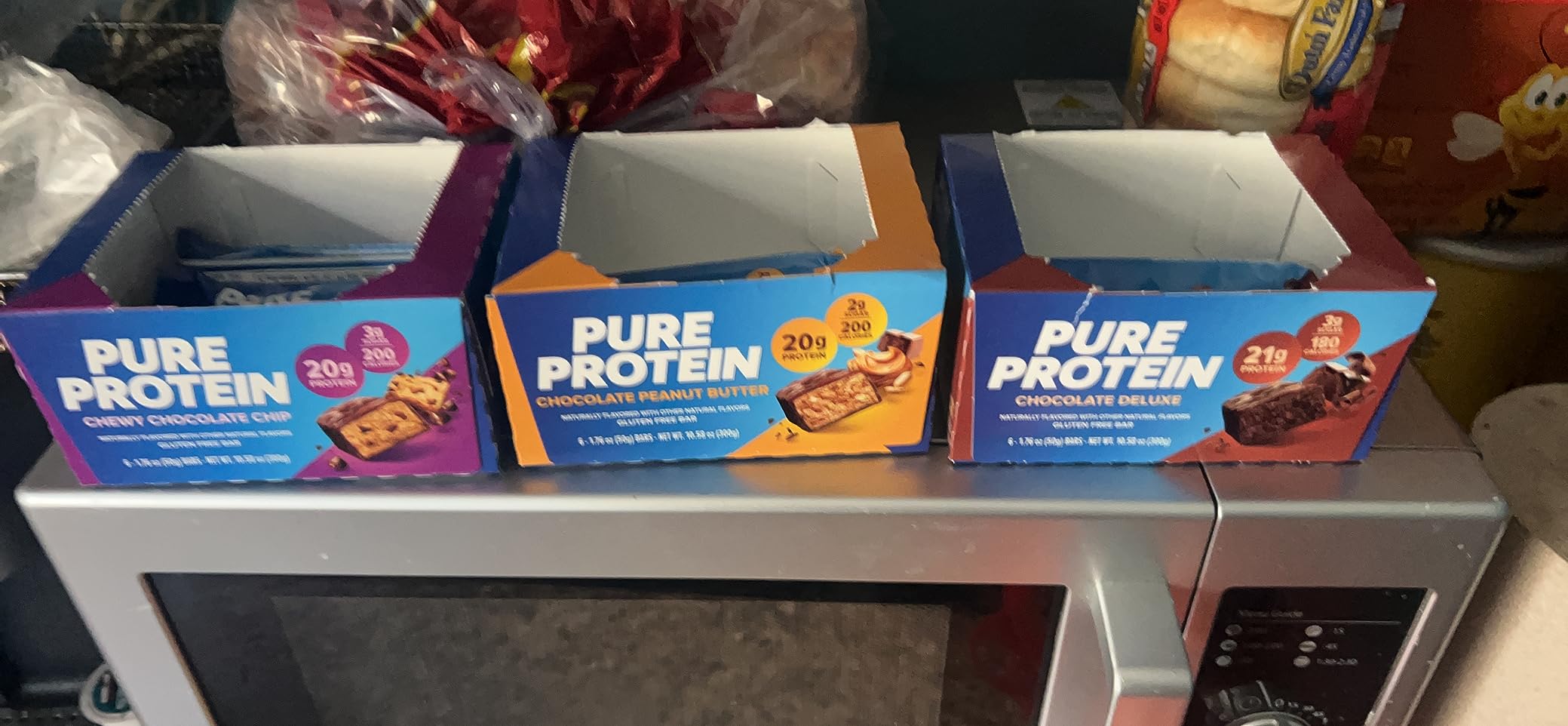 Pure Protein Bars, High Protein, Nutritious Snacks to Support Energy, Low Sugar, Gluten Free, Variety Pack, 1.76oz, 18 Pack customer photo 2