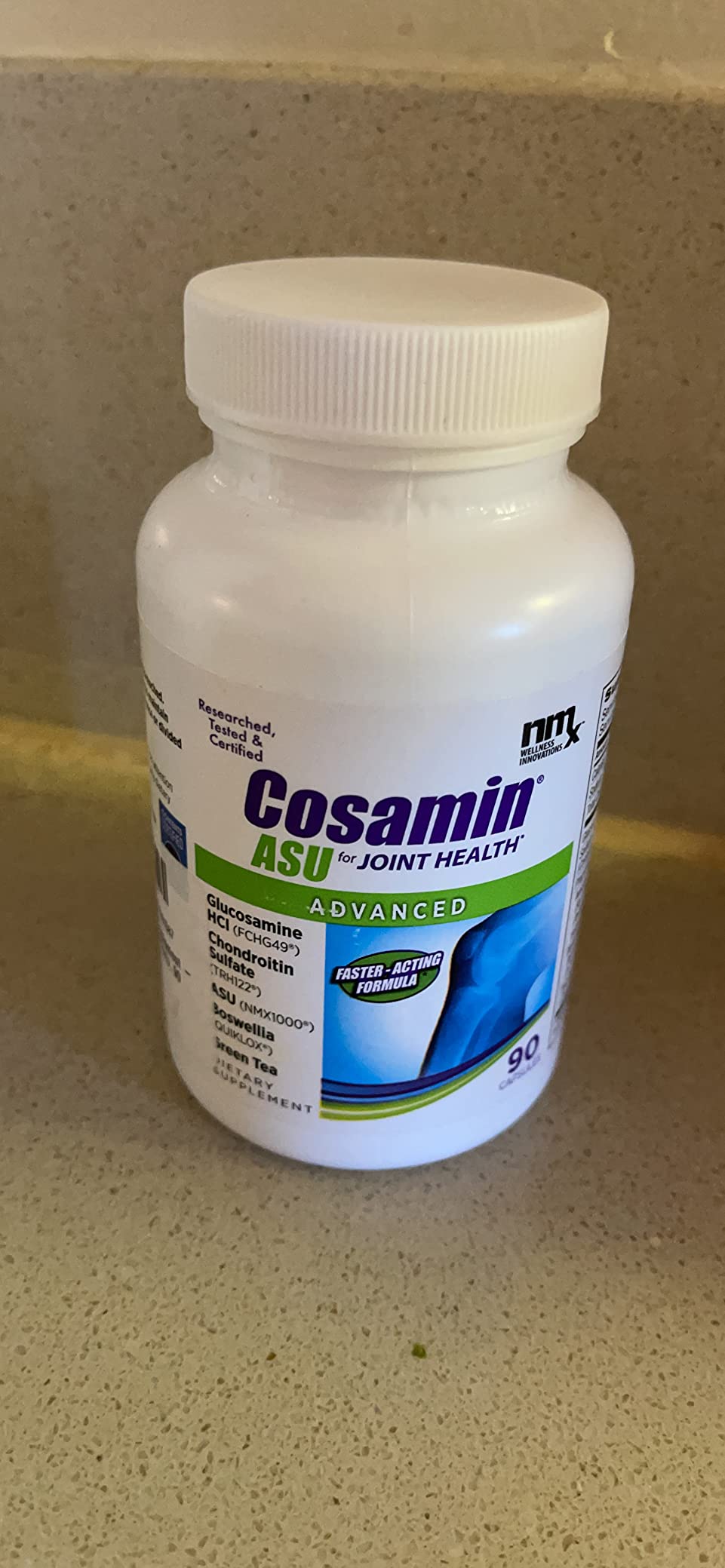 Nutramax Laboratories Cosamin ASU Joint Health Supplement with Glucosamine, Chondroitin & ASU for Adult Men & Women, Joint Supplement, 230 Capsules customer photo 1