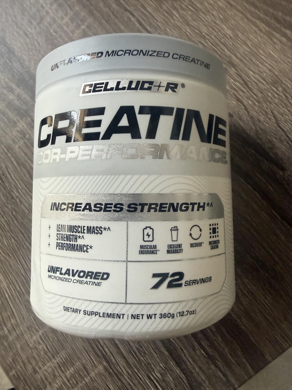 Cellucor Cor-Performance Creatine Monohydrate for Strength and Muscle Growth, 72 Servings customer photo 1