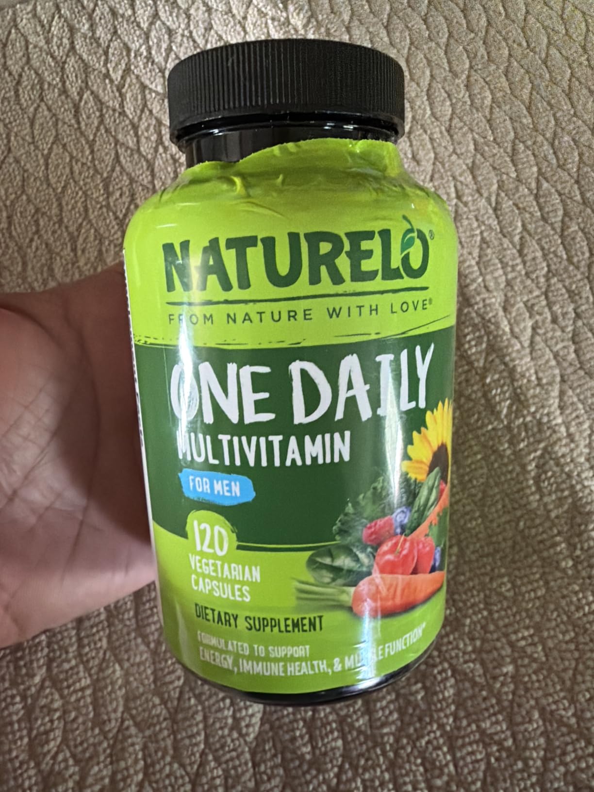 NATURELO Mens Multivitamins - One Daily Multivitamin for Men with Vitamins, Minerals & Organic Whole Foods, Boost Energy & Health, Non-GMO, 60 Vegetarian Capsules customer photo 1
