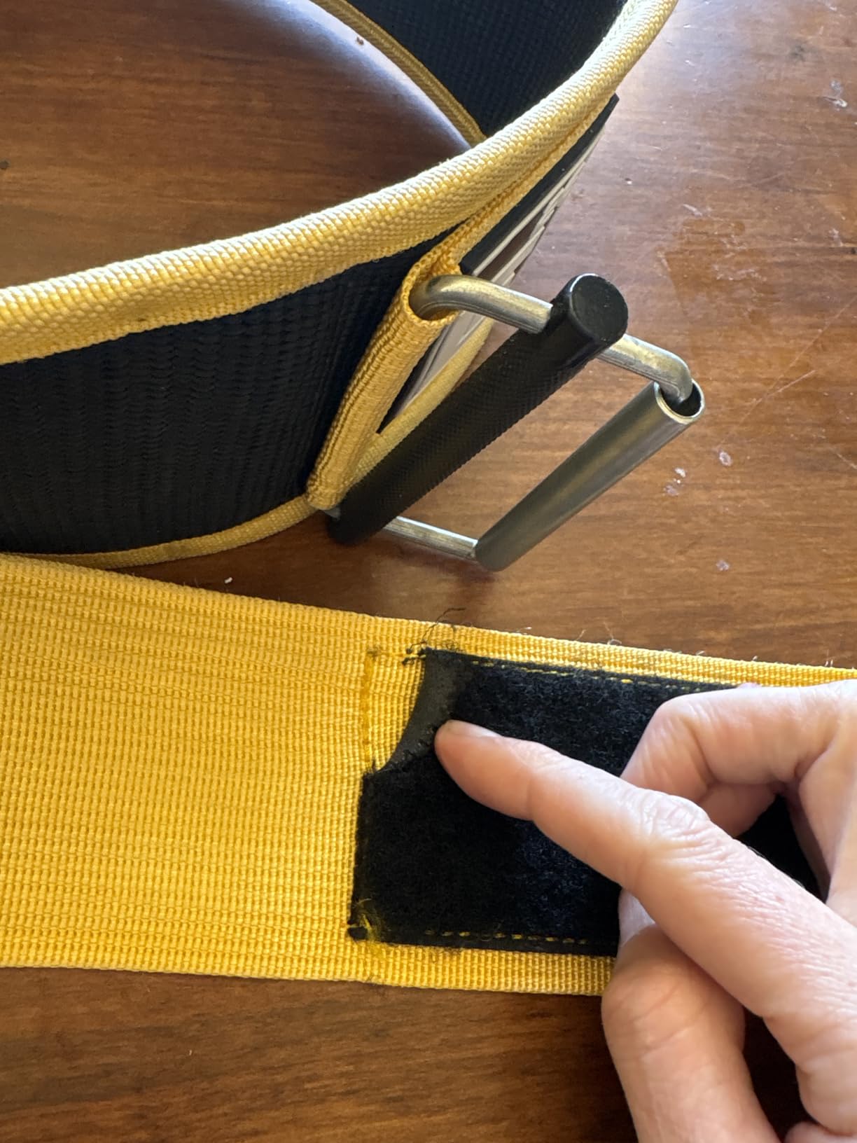 Element 26 Self-Locking Weight Lifting Belt - 4-Inch Nylon Support for Men and Women - Squat and Deadlift - Gym Training customer photo 2