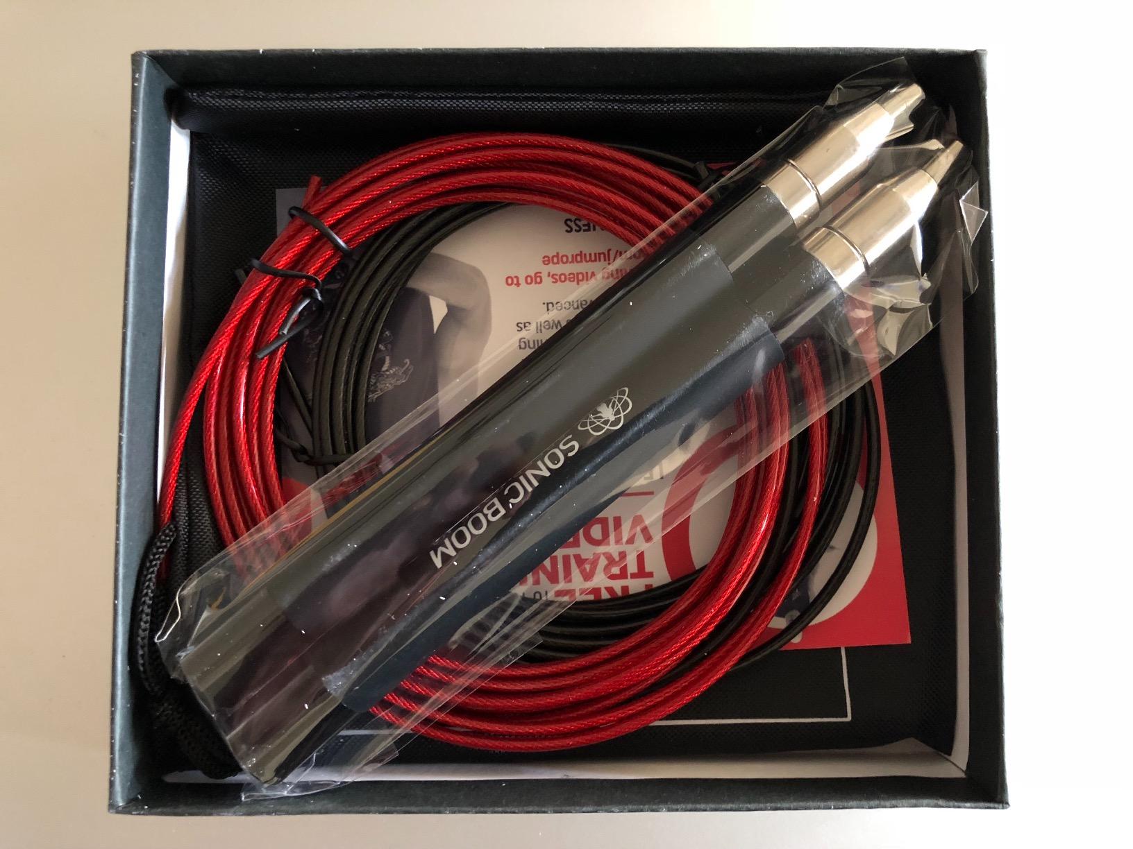 Epitomie Fitness Sonic Boom M2 High Speed Jump Rope - Self-Locking Screw-Free Design, 360 Degree Spin, 2 Speed Rope Cables customer photo 2