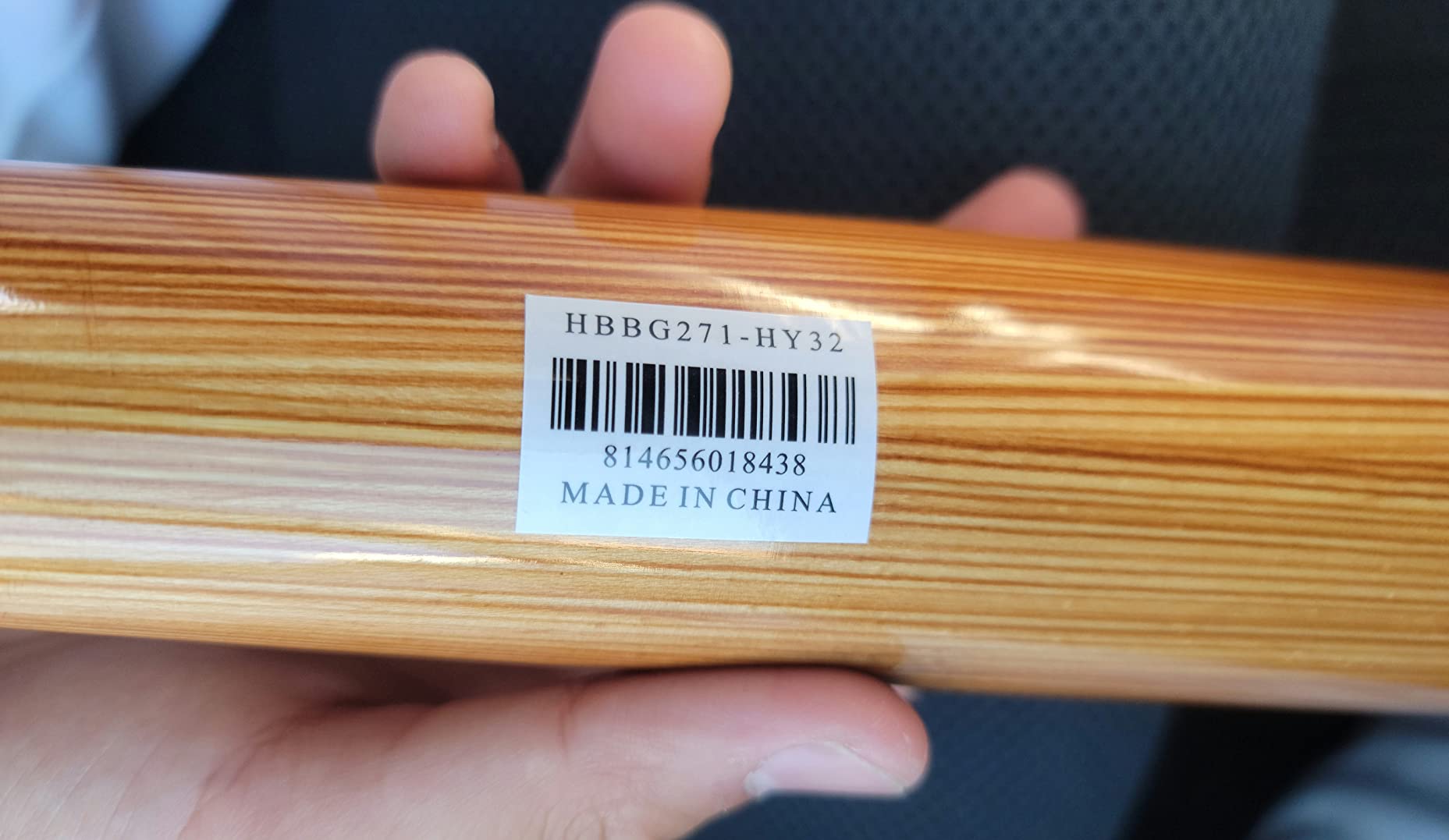 BamBooBat Adult Hybrid Bamboo & Maple Baseball Bat with Rubberized Coated Handle - 100 Day Warranty customer photo 1