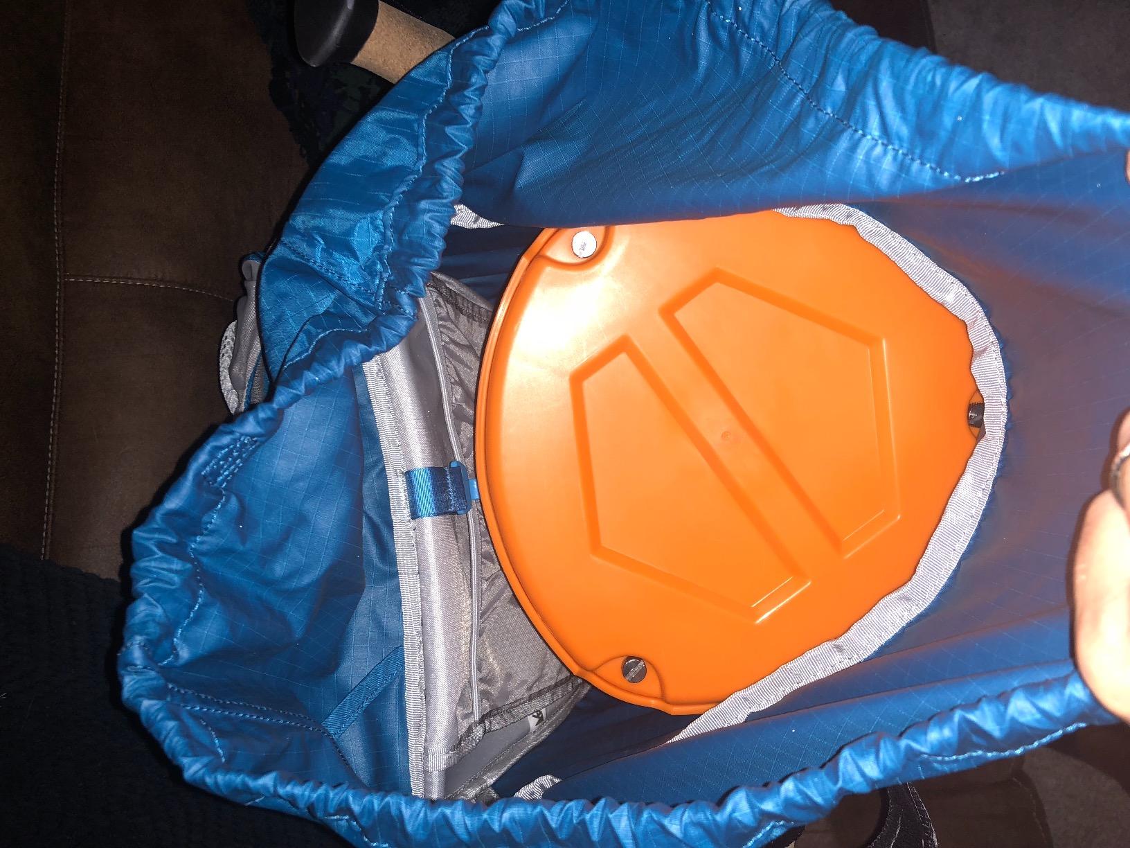SABRE Frontiersman Bear Safe Food Storage Container, 11.86-Liter Storage Capacity, Locking Lid, Water and Airtight, Prevents Food Odors, High Visibility Orange customer photo 1