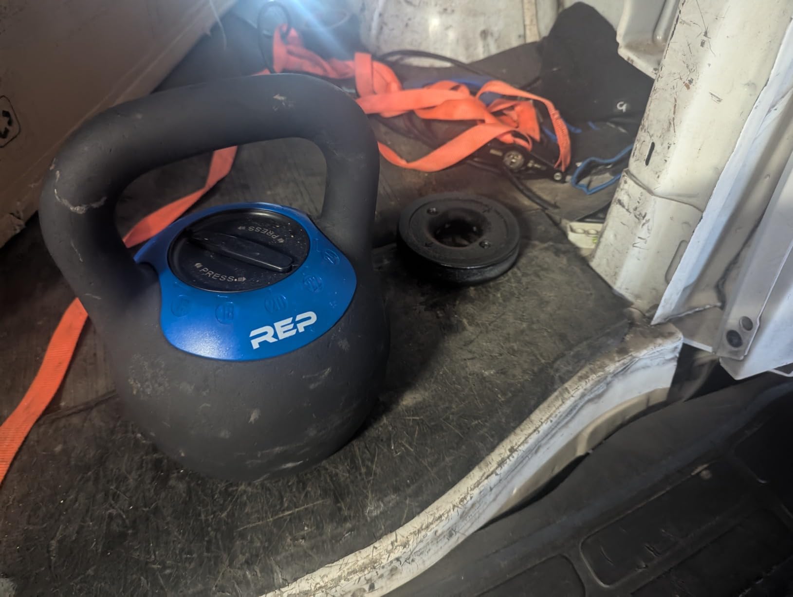Rep Fitness Adjustable Kettlebell | Weight Set for Home Gym | Compact Steel Bell with Ergonomic Handle customer photo 2