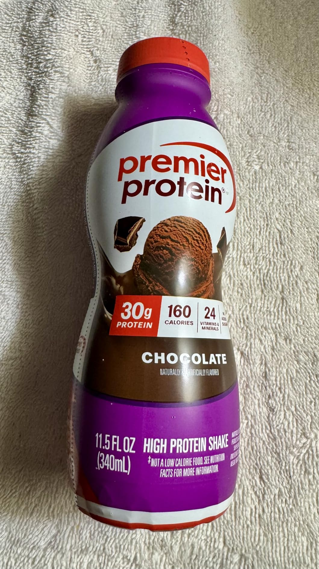 Premier Protein Shake, Chocolate, 30g Protein, No Added Sugar, 24 Vitamins & Minerals to Support Immune Health, Gluten-Free, 11.5 fl oz (12 Pack) customer photo 1