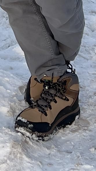 Gravity Defyer G-DEFY Sierra Waterproof Men's Hiking Boot | VersoShock Technology for Pain Associated with Walking | Arch Support | Free Custom Orthotic customer photo 1