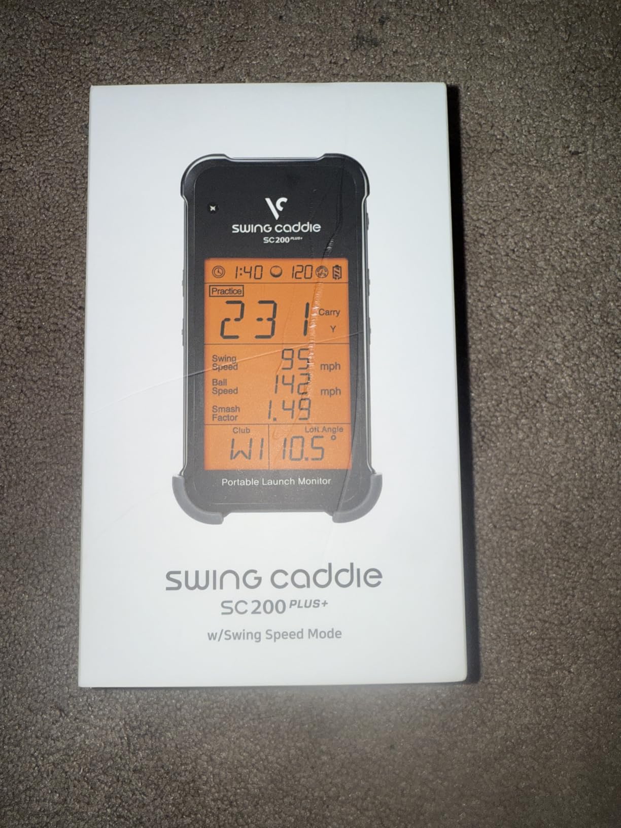 Voice Caddie Portable Golf Launch Monitor and Swing Analyzer with Real-Time Shot Data Tracking customer photo 1