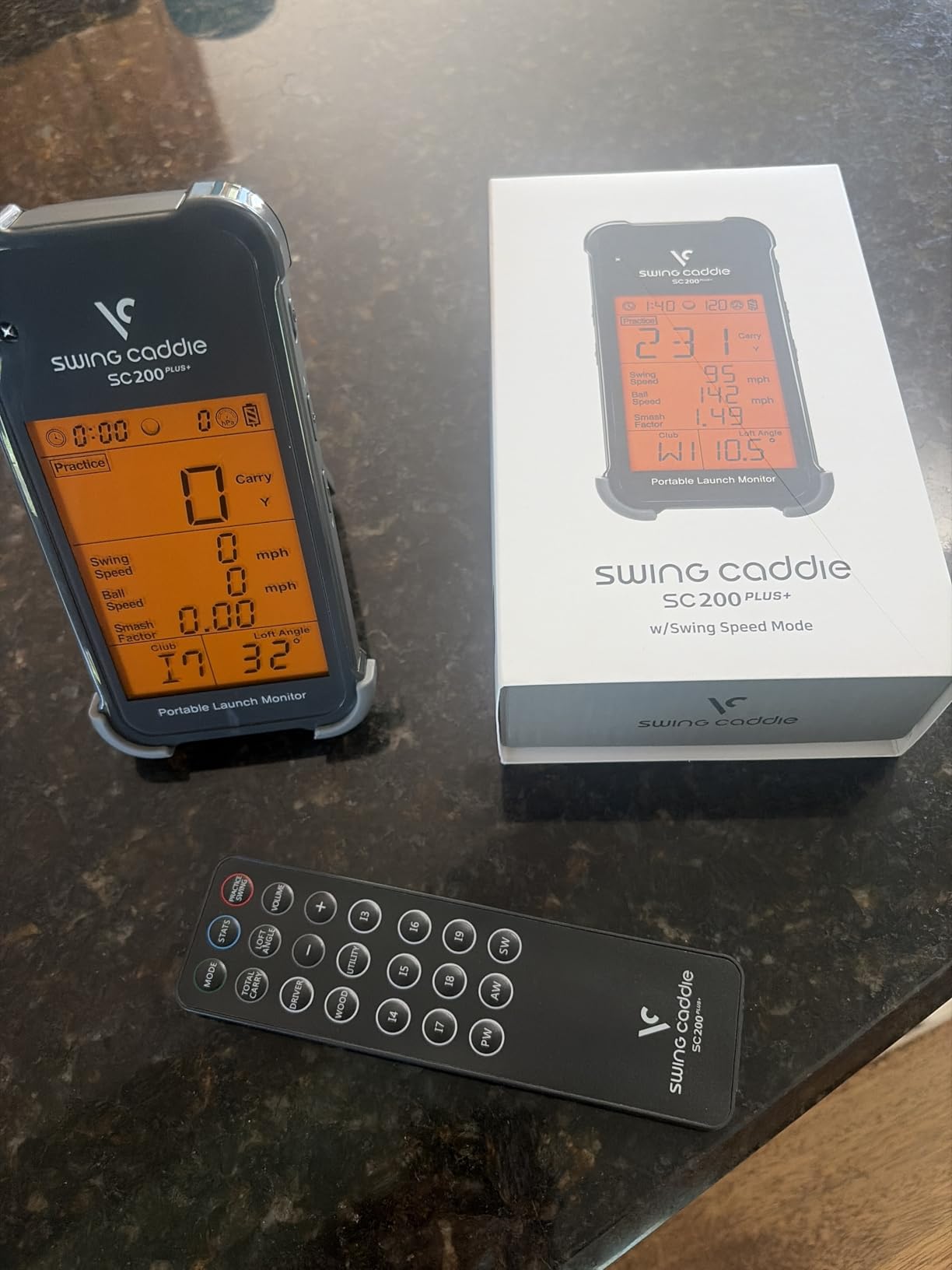 Voice Caddie Portable Golf Launch Monitor and Swing Analyzer with Real-Time Shot Data Tracking customer photo 2