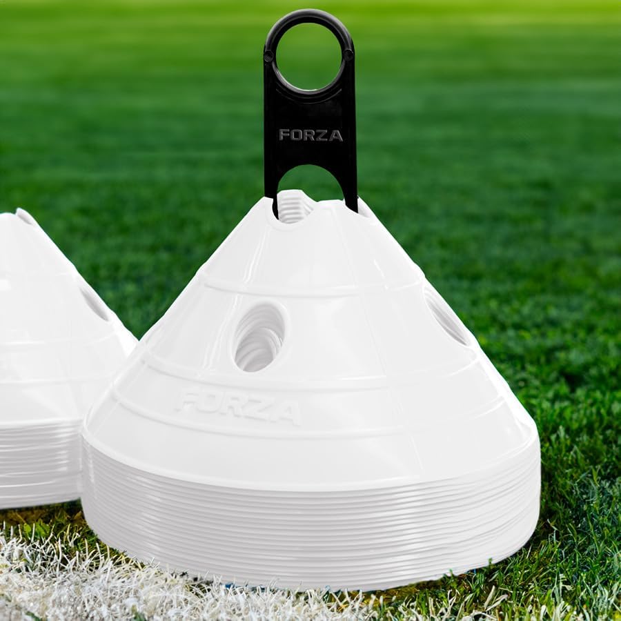 FORZA Soccer SuperCone Training Marker Domes [20 Pack] | Jumbo 5.5in Cones for Speed & Agility Training | Heavy-Duty Weatherproof PVC Options customer photo 1