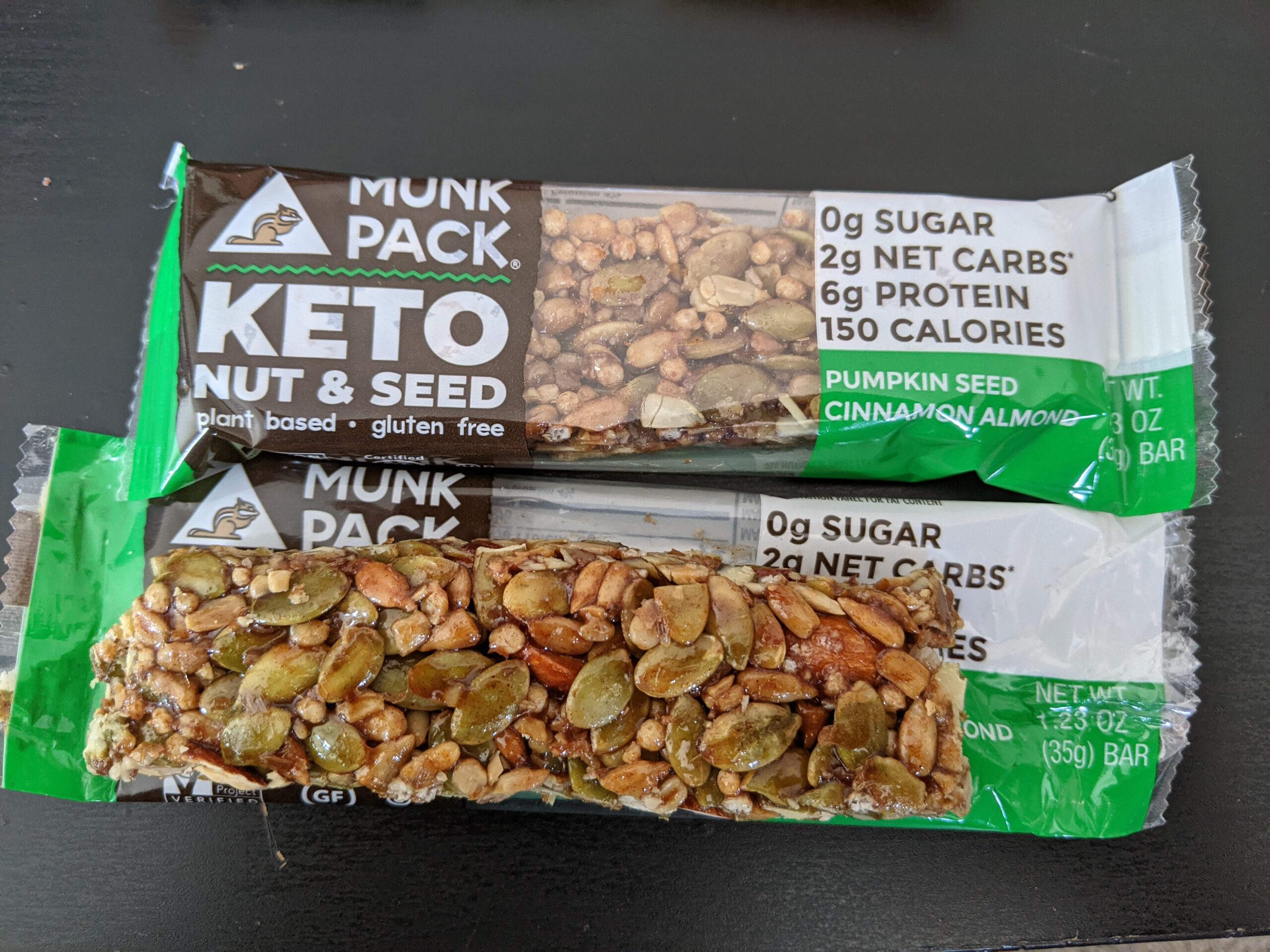 Munk Pack Fiber Nut Bars, Variety Pack Prebiotic Probiotic GLP-1 Snack, 5g Fiber, Gut Friendly Allulose, Plant Protein, Gluten Free, Keto, No Sugar Alcohol, 3g Net Carb, 6 Count customer photo 1