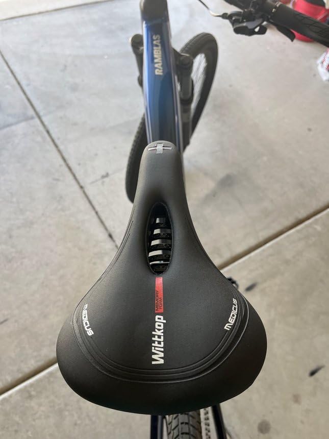 Wittkop Bike Seat I Bicycle Seat for Men and Women, Waterproof Bike Saddle with Innovative 5-Zone-Concept customer photo 2