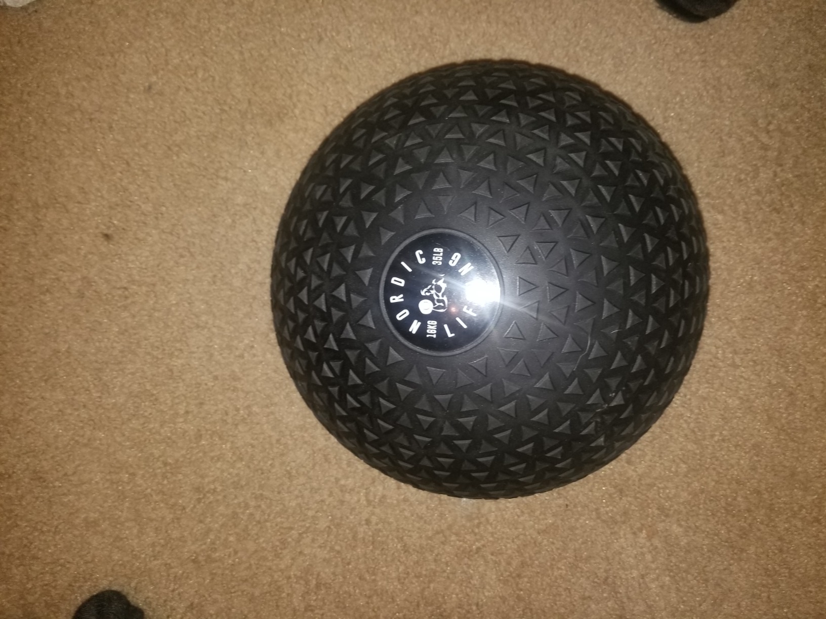 Nordic Lifting Dead Weight Slam Ball for Crossfit - Textured Slamball for Core & Fitness Training customer photo 2