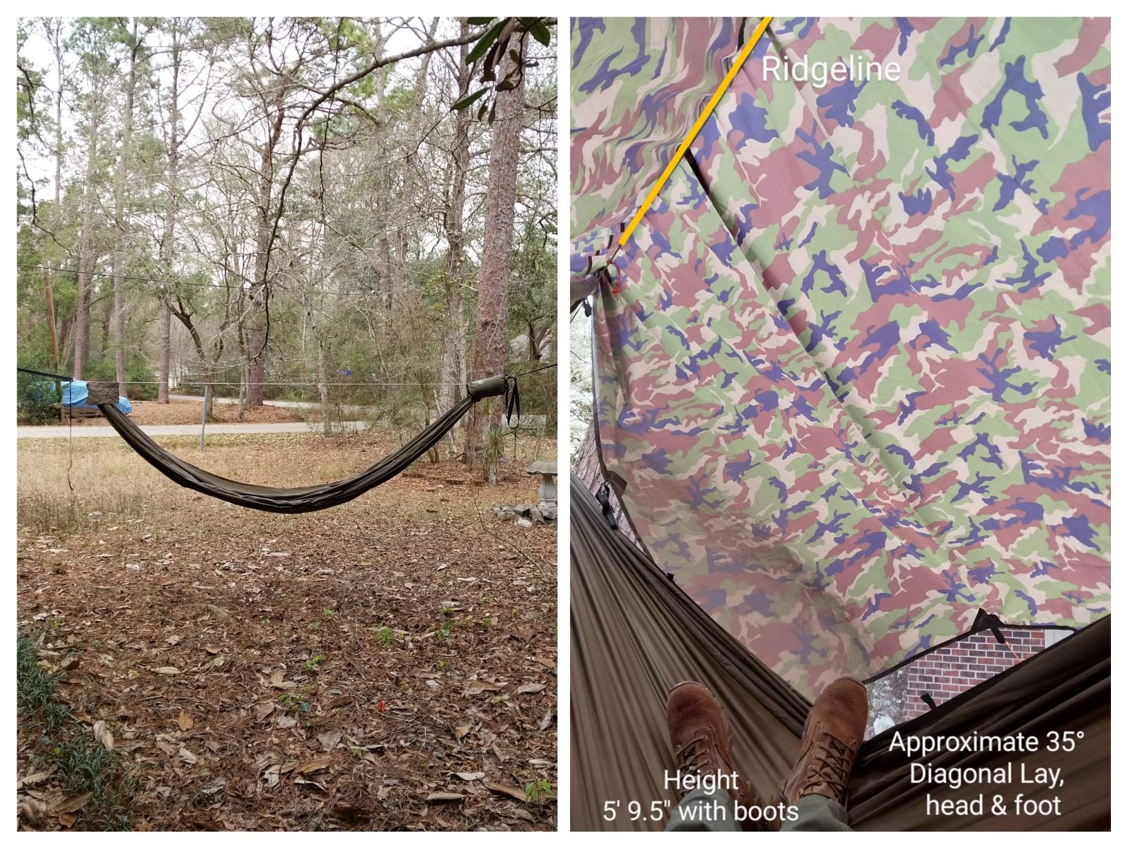 Onewind 11ft Camping Hammock with Bugnet, Portable Double Hammock with Mosquito Net, Backpacking Hammock with Adjustable Ridgeline customer photo 1