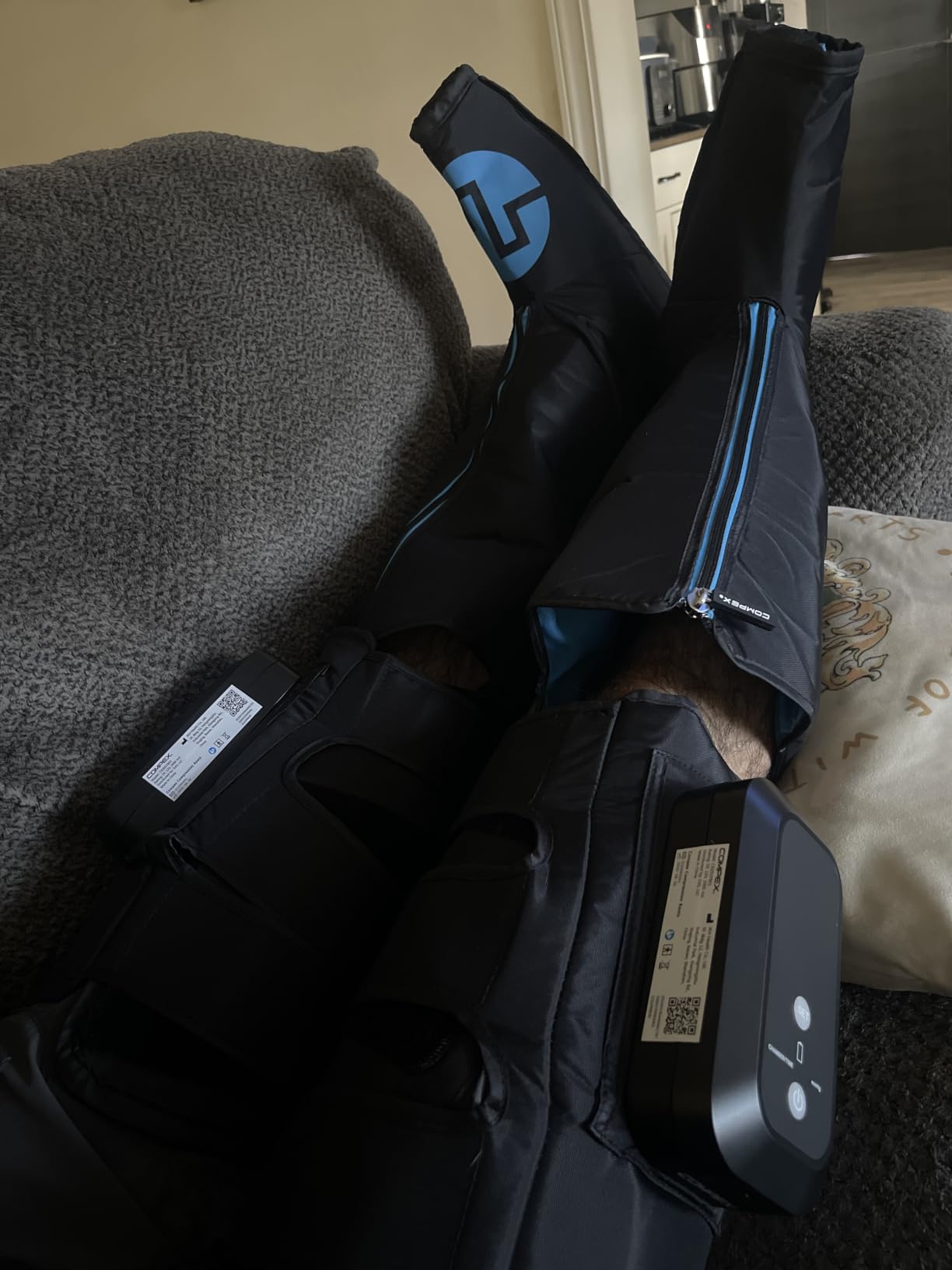 Compex Ayre Wireless Rapid Recovery Compression Boots - High Tech Compression Massage customer photo 1