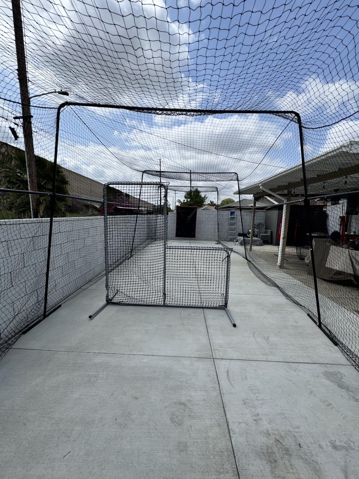 ANYTHING SPORTS 40 Foot Collapsable Batting Cage, Perfect Baseball Batting Cage, Softball Batting Cage, Complete Package with Frame and Netting. Freestanding Portable Batting Cages for Backyard customer photo 1