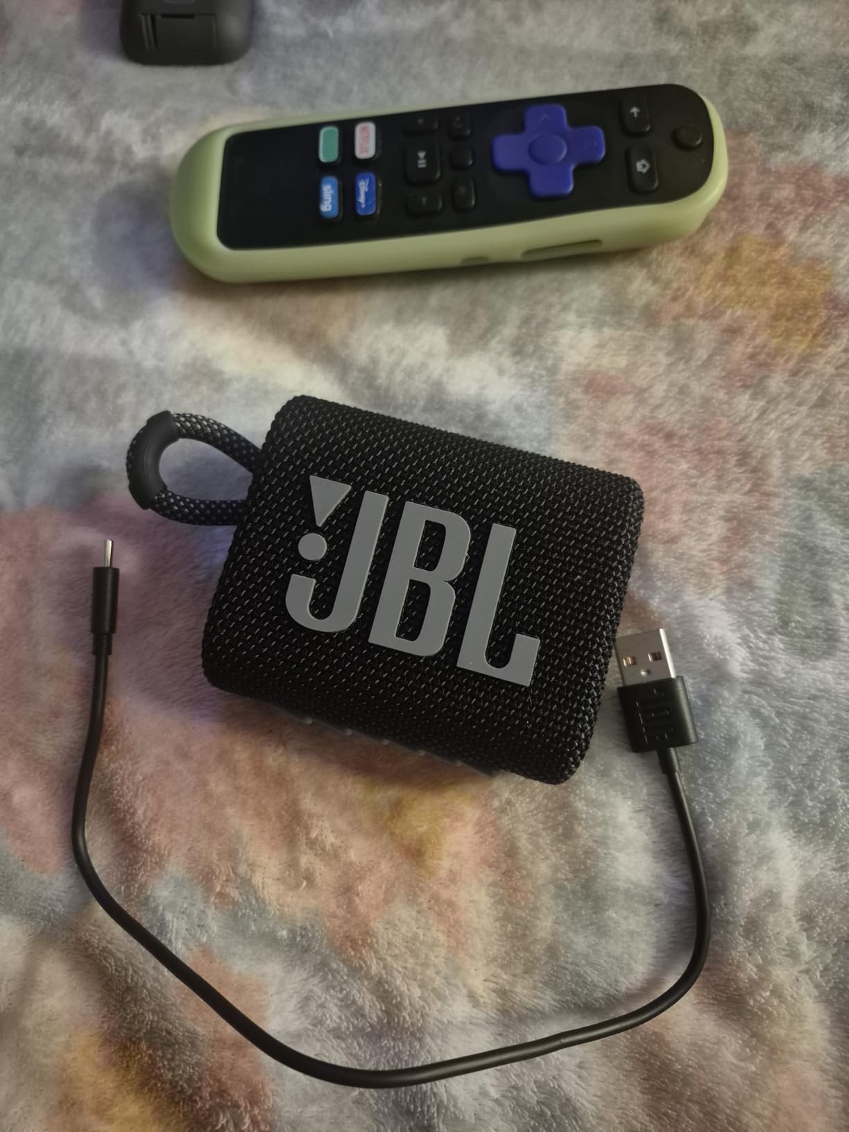 JBL Go 3 - Portable Mini Bluetooth Speaker, big audio and punchy bass, IP67 waterproof and dustproof customer photo 1