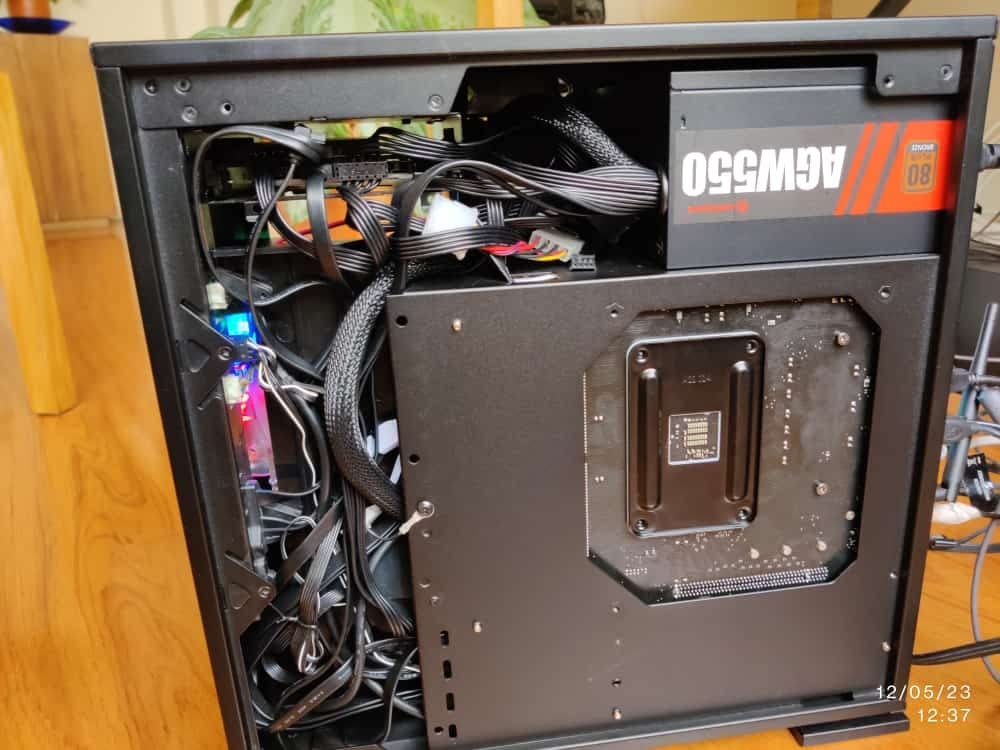 Power Supply 750W 80+ Bronze Certified PSU, Semi Modular, ATX Power Supply (ARESGAME, AGW750) customer photo 2