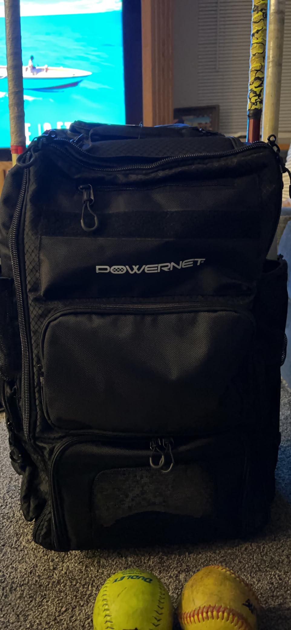 PowerNet Odyssey Softball & Baseball Bag, Rolling Backpack for Baseball Gear, Bat Bag with 4 Bat Sleeves, Cleat Compartment & Hanging Hooks customer photo 2