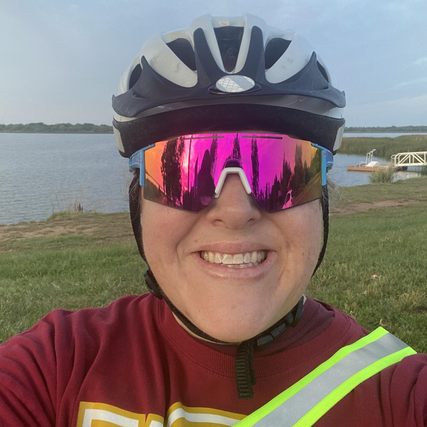 Ukoly Cycling Sunglasses for Men Women with 3 Interchangeable Lenses, Polarized Sports Sunglasses customer photo 1