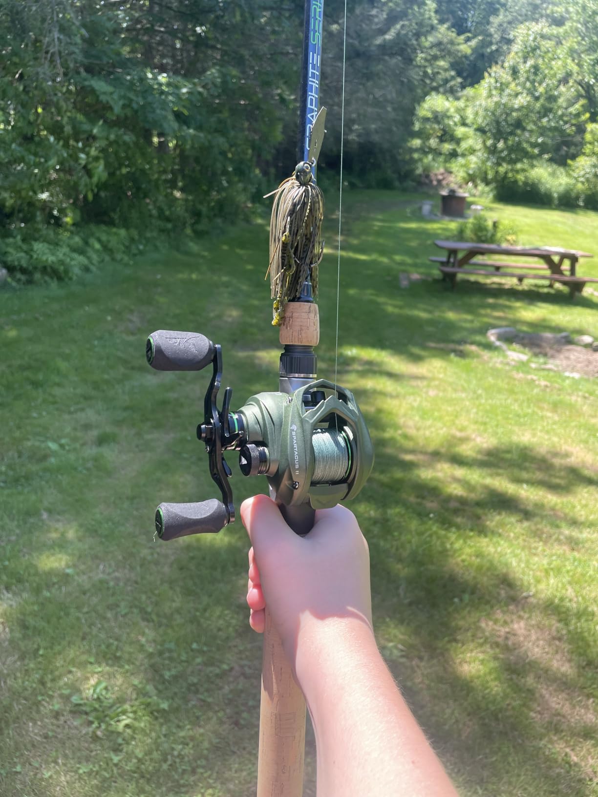 KastKing Spartacus II Baitcasting Fishing Reel, 6oz Ultralight Baitcaster Reel, Super Smooth with 17.6 LB Carbon Fiber Drag, 7.2:1 Gear Ratio, 39mm Palm Perfect Lower Profile Design customer photo 2