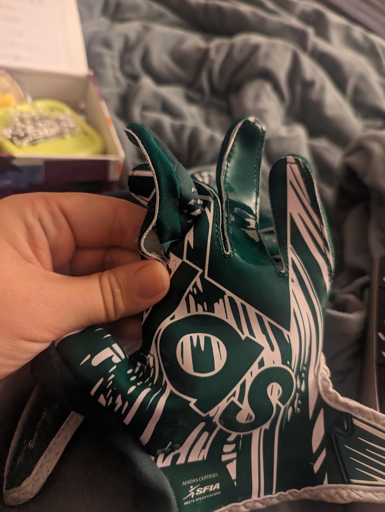 Adidas Adizero 12 Adult Football Receiver Gloves customer photo 1