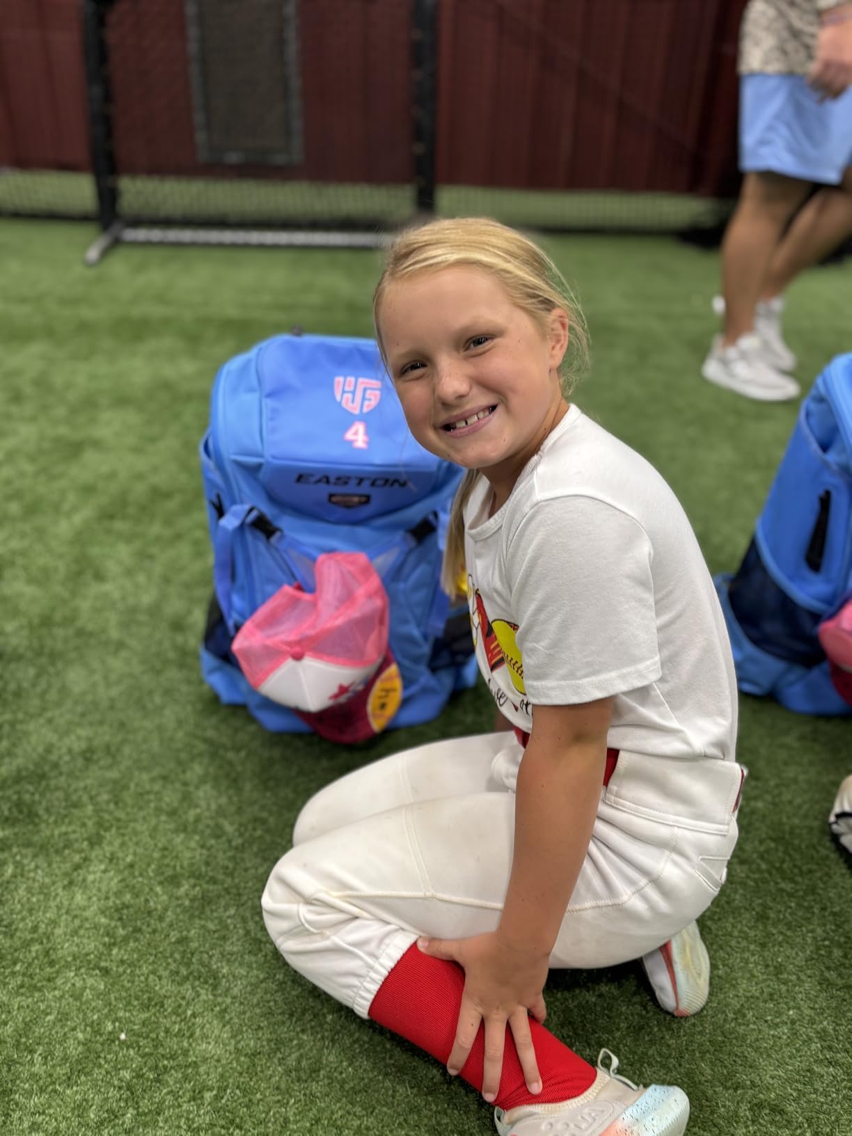 Easton | Ghost NX Backpack Equipment Bag | Adult | Fastpitch Softball | Team Logo Panel | Multiple Colors customer photo 1