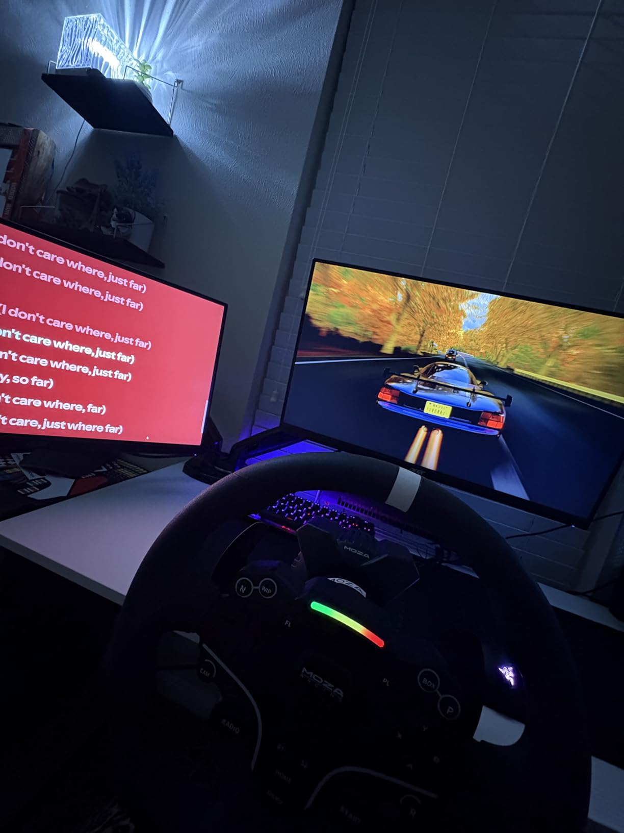 MOZA R3 Racing Wheel and Pedals Bundle for PC, 3.9Nm Direct Drive WheelBase,11-inch ES Lite Steering Wheel,Pedals and Desk Clamp High-Performance Game Racing Simulator for PC User customer photo 1