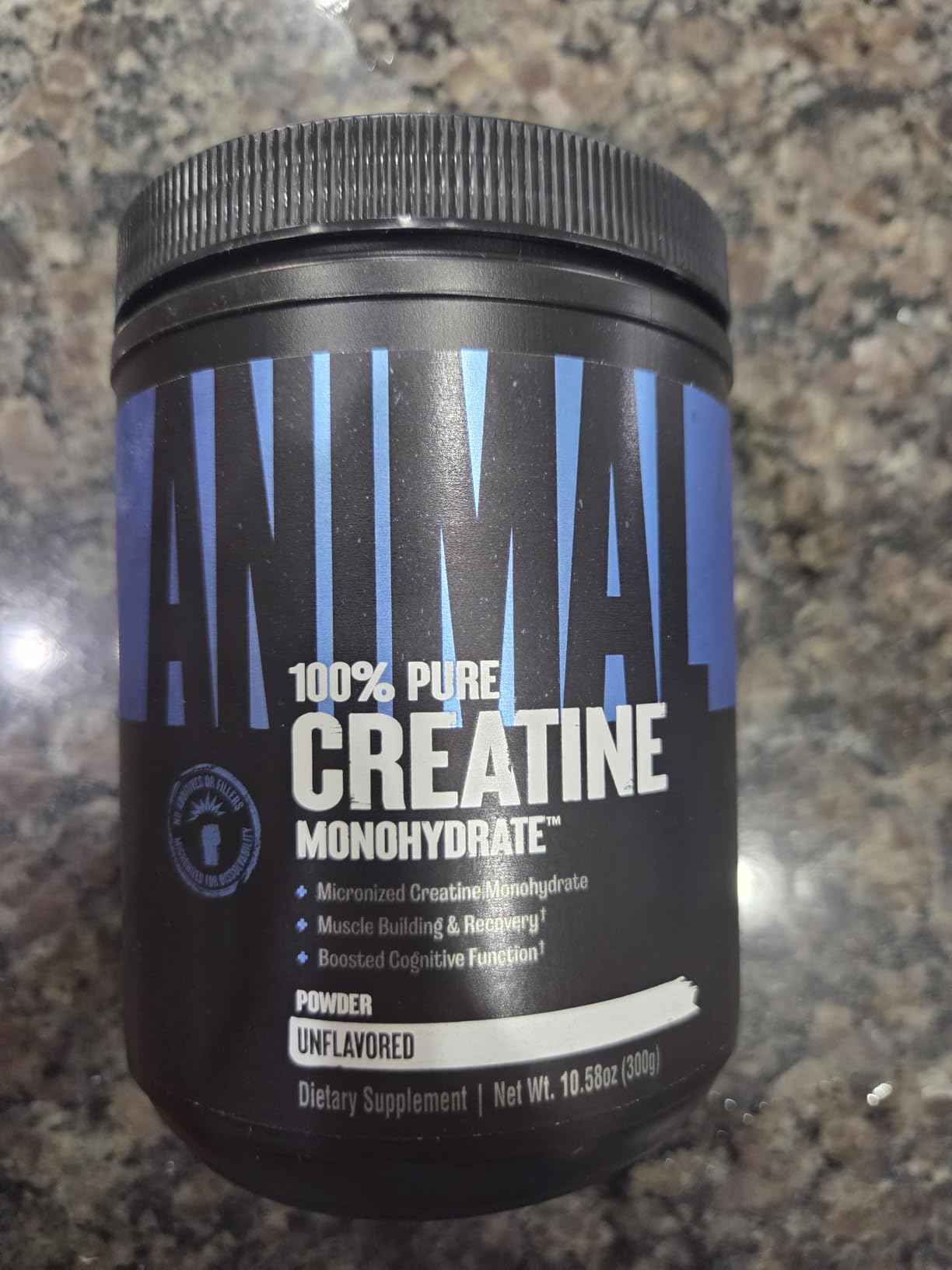 Animal Creatine Monohydrate Powder - Micronized Creatine for Women and Men, Supports Muscle Growth, Strength, Endurance, Recovery and ATP Production, Gym & Workout Supplements - Unflavored, 500g customer photo 1