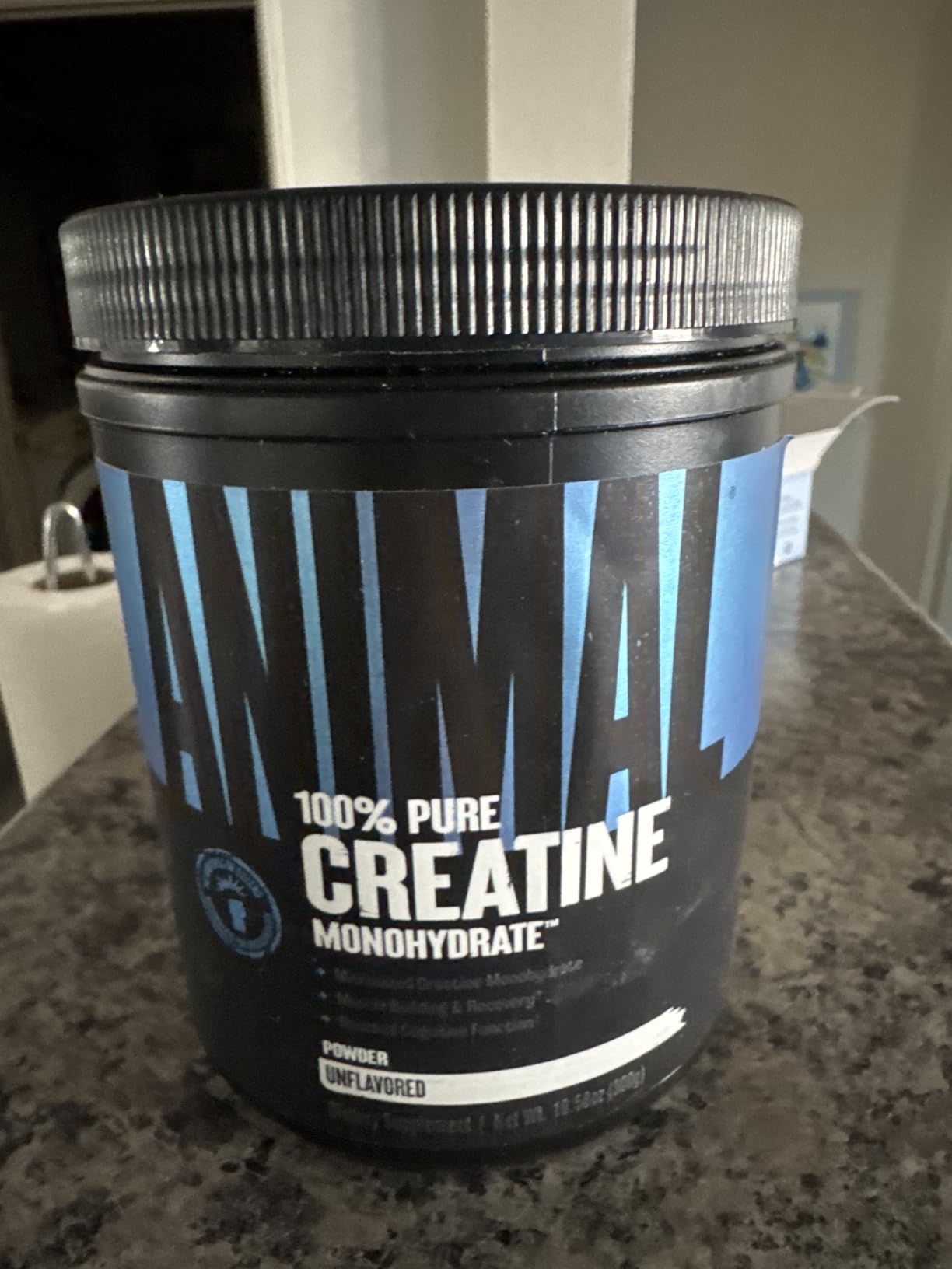 Animal Creatine Monohydrate Powder - Micronized Creatine for Women and Men, Supports Muscle Growth, Strength, Endurance, Recovery and ATP Production, Gym & Workout Supplements - Unflavored, 500g customer photo 2