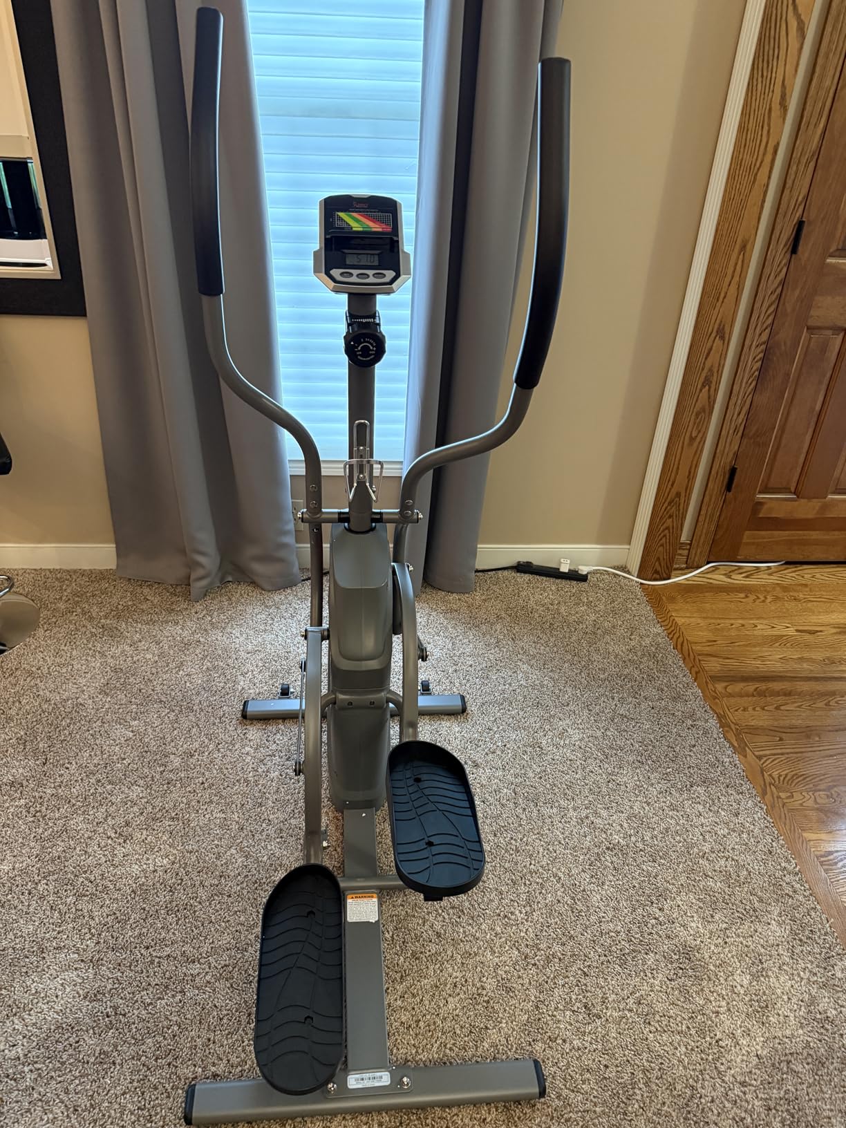 Sunny Health & Fitness Elliptical Exercise Machine Cross Trainer with Extended Stride Length & Exclusive SunnyFit App Enhanced Bluetooth Connectivity customer photo 1