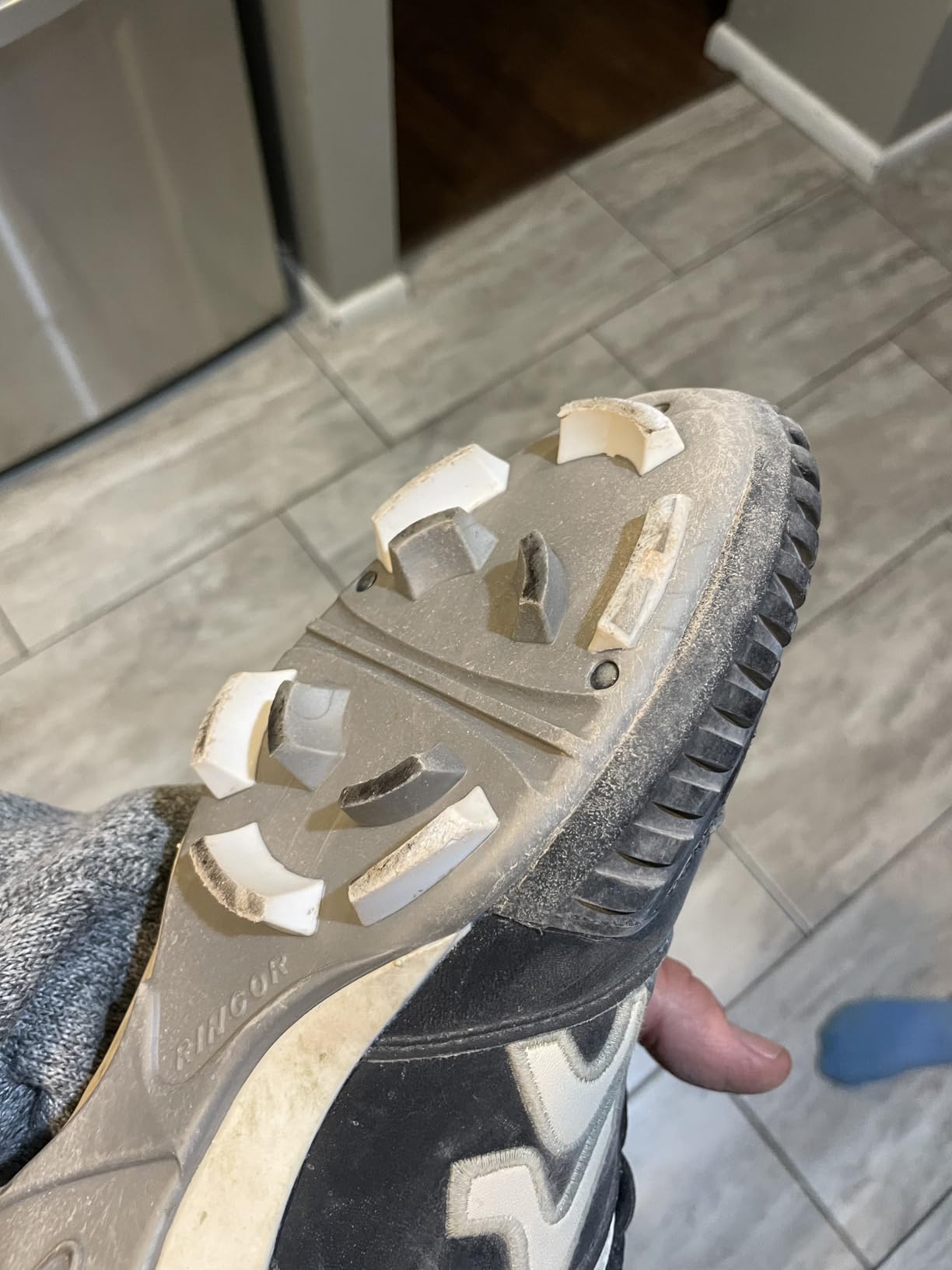 Ringor Flite Softball Cleats with Pitching Toe customer photo 2