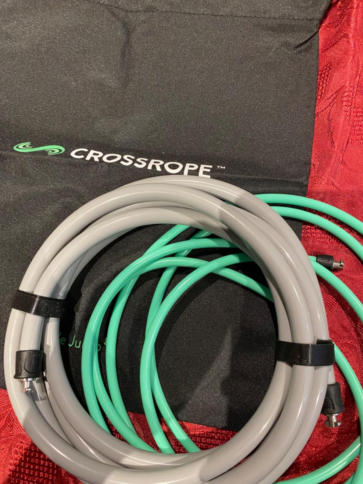 Crossrope AMP 2.0 Smart Jump Rope Set with 1/4 LB, 1/2 LB & 1LB Jump Ropes - Bluetooth-Connected, High-Intensity Jump Rope Fitness Training for High Calorie Burn and Cardio customer photo 2