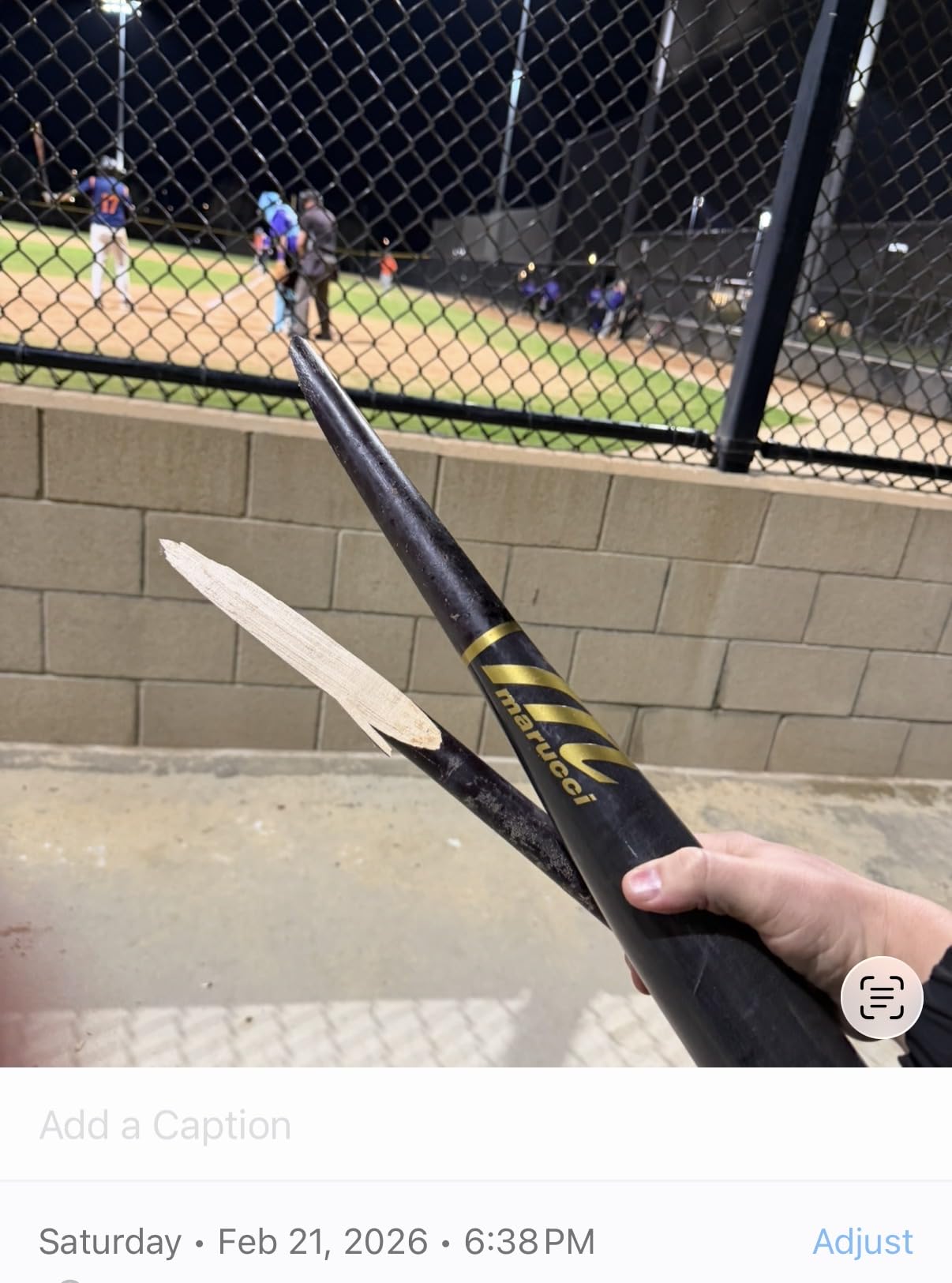 Marucci AM22 PRO Model Adult Maple Wood BAT customer photo 2