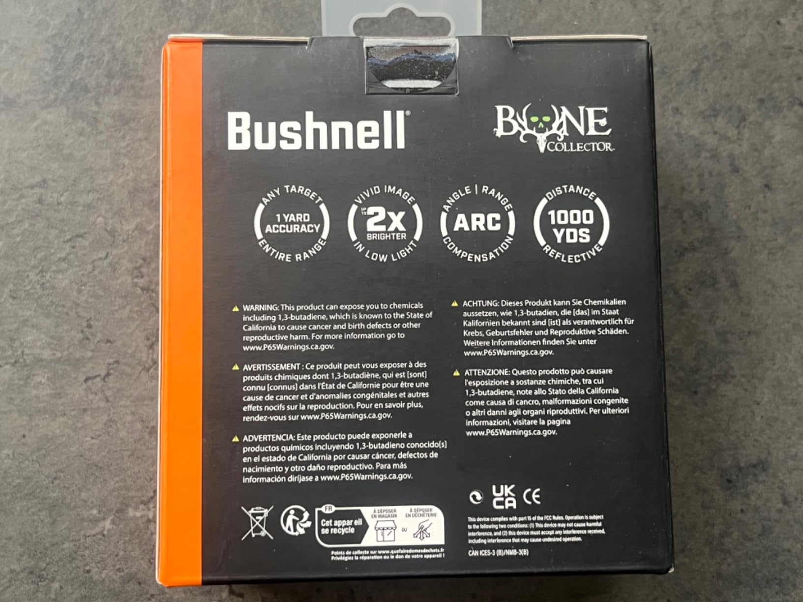 Bushnell Bone Collector 1000 Rangefinder with Angle Range Compensation customer photo 2